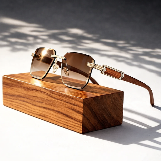Gafas Retro Madera